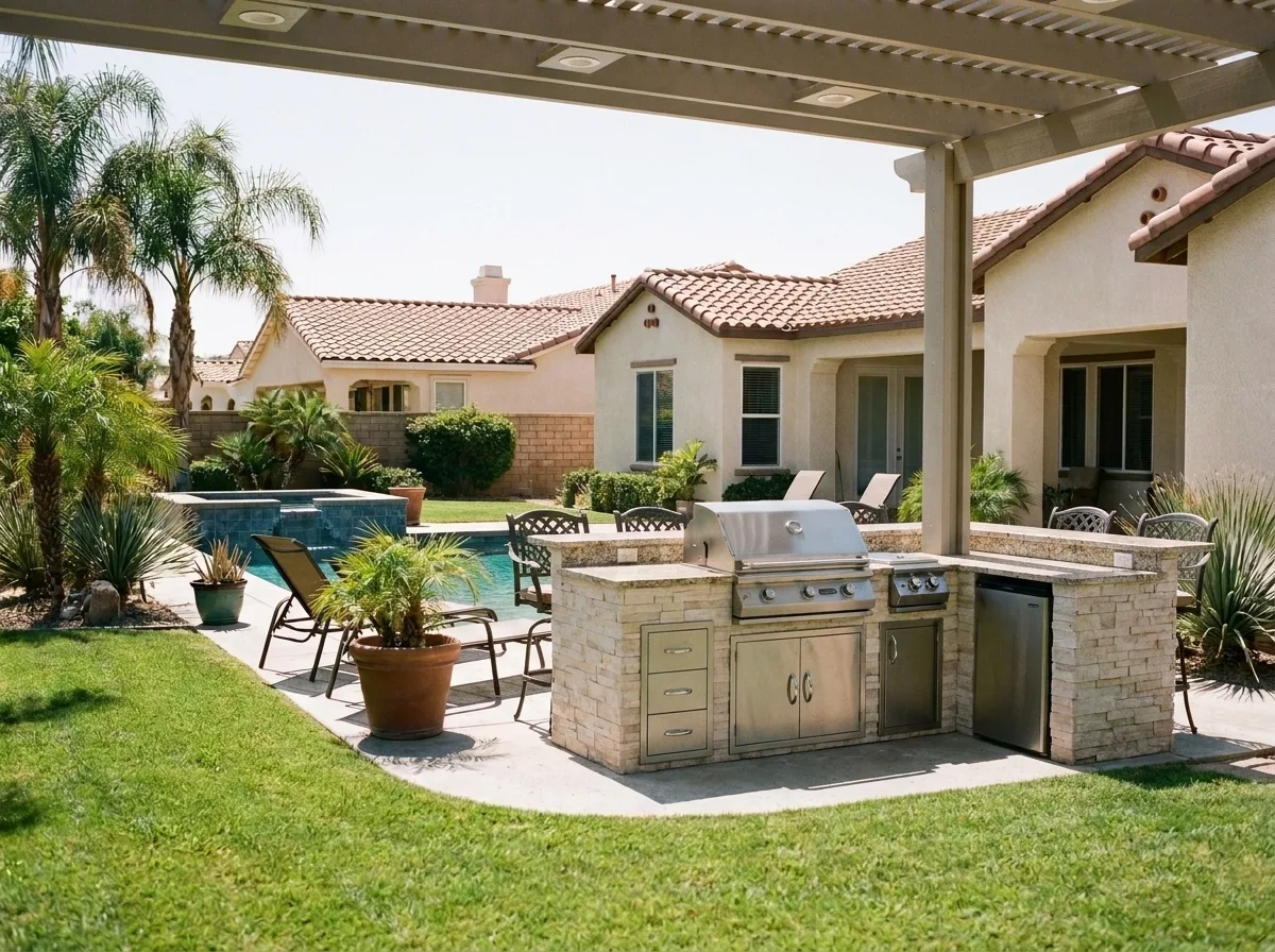 Outdoor Kitchens & BBQ Areas, after