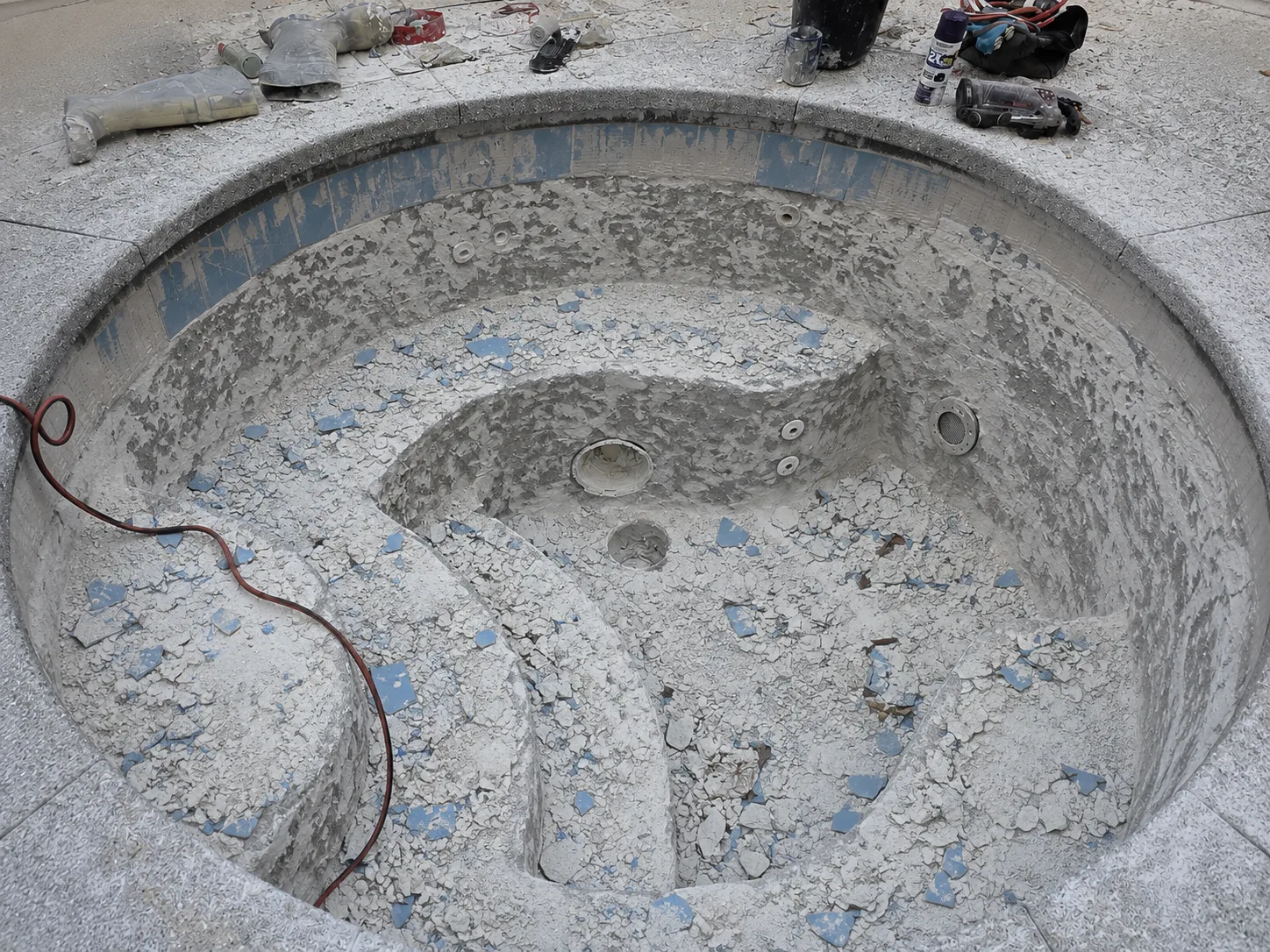 Spa Installation & Renovations, before