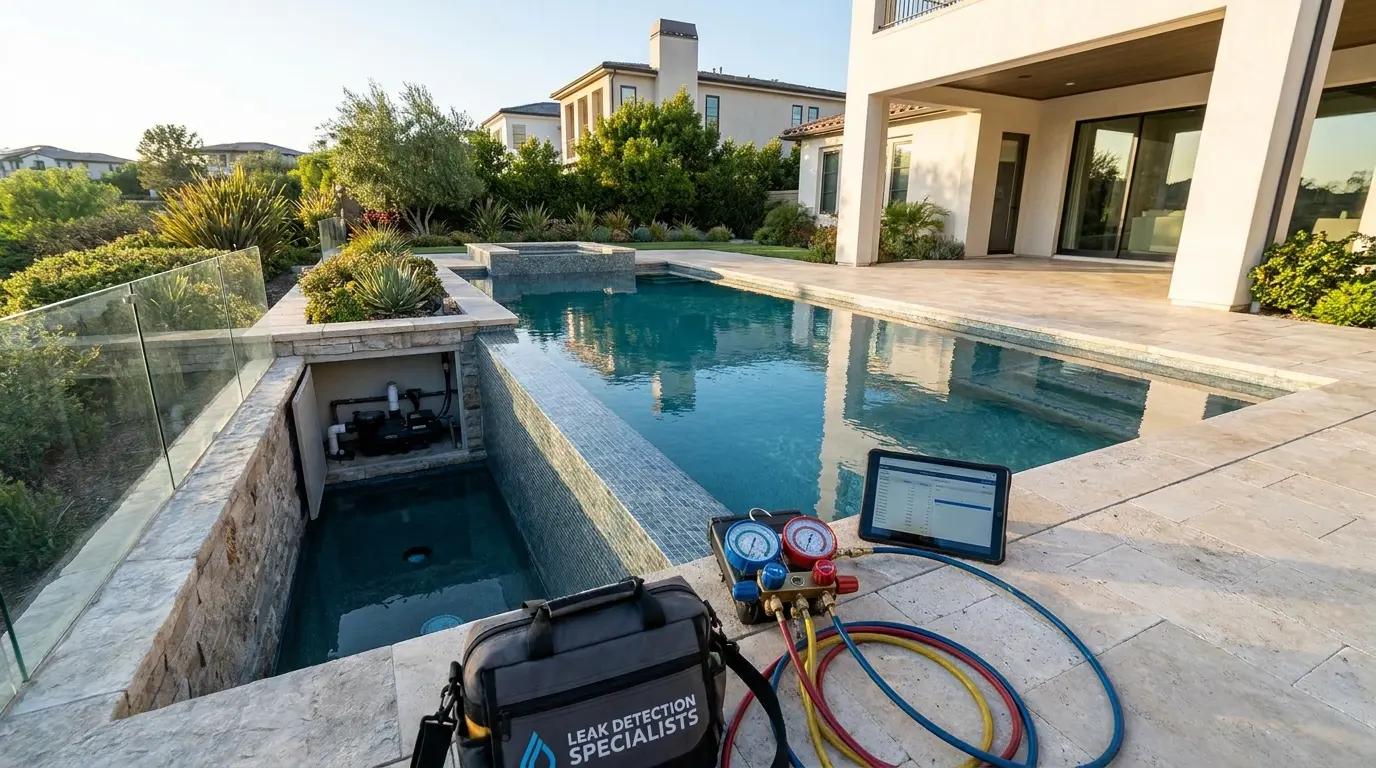 Pool Leak Detection by Showtime Pools in Los Angeles
