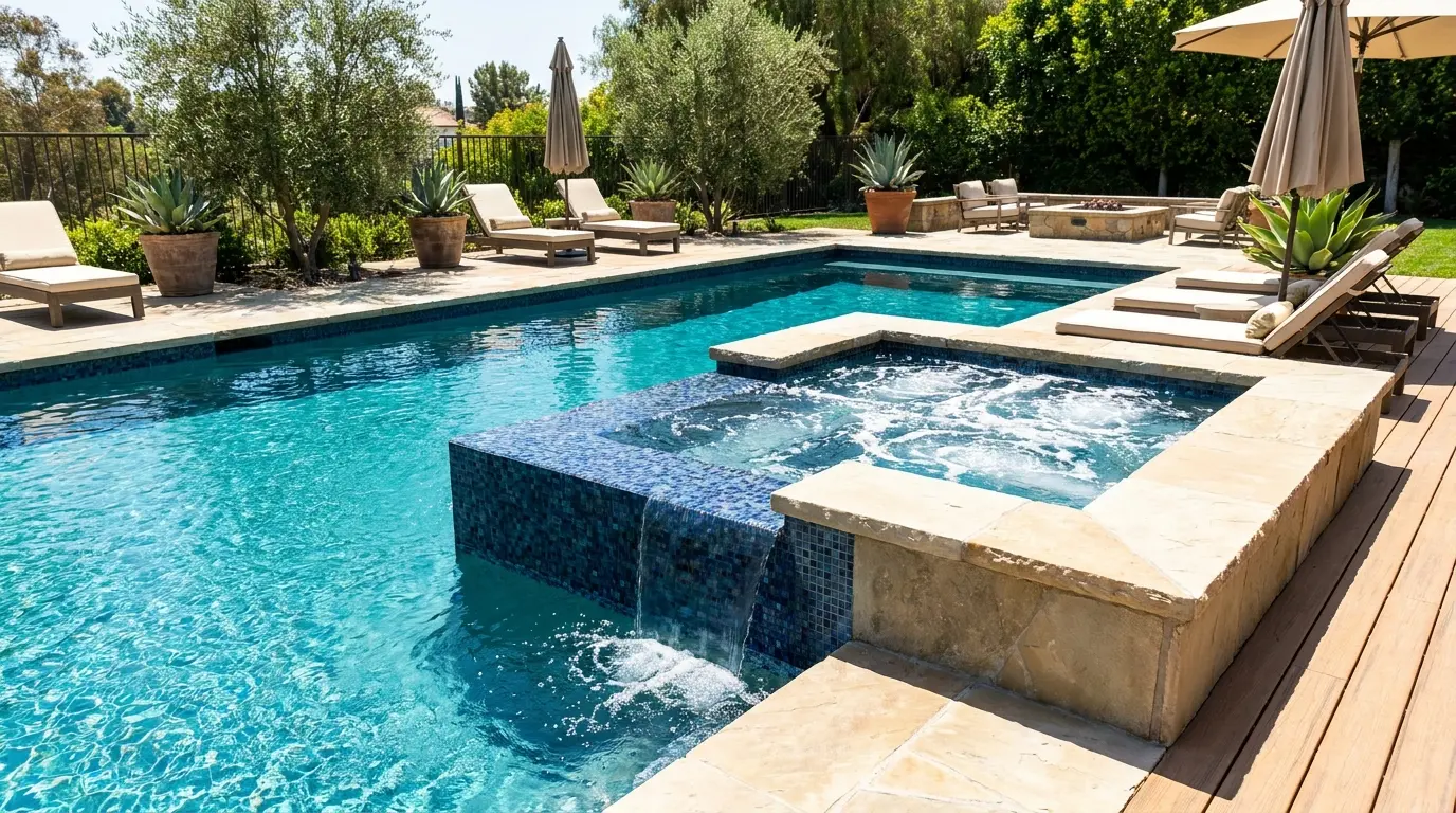 Spa Installation & Renovations by Showtime Pools in Los Angeles