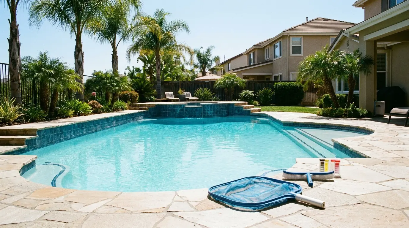 Weekly Pool Maintenance by Showtime Pools in Los Angeles